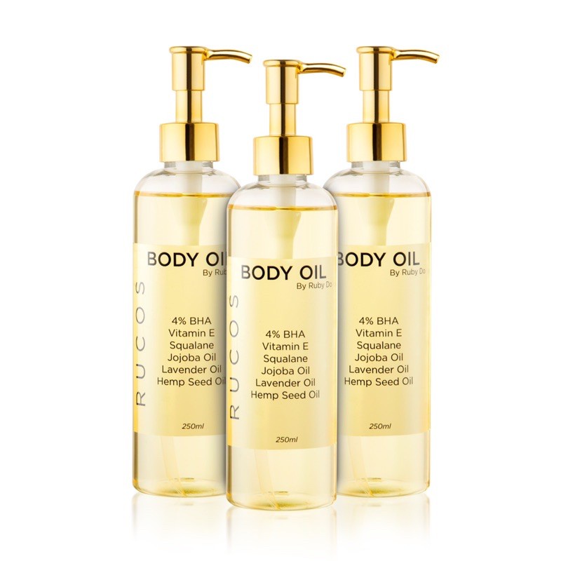 BODY OIL Dầu Dưỡng Da Body 4% BHA QQ STORE - Dưỡng Ẩm Và Giúp Da Săn Chắc