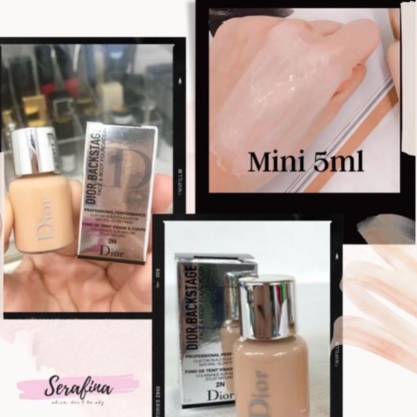 Kem Nền D.ior Backstage Face &amp; Body 1N 2N 5ml