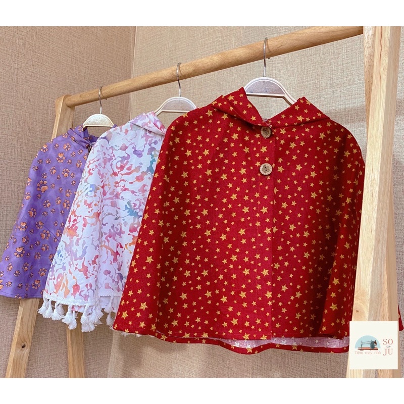Áo Choàng PONCHO  Chống Nắng, Chống Gió Cho Bé Cánh Dơi THIẾT KẾ