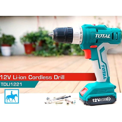 Máy khoan cầm tay dùng pin Lithium-ion 12V Total TDLI1221