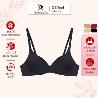 Áo Ngực Không Gọng ROSABELLA Chất Vải Nano Không Kích Ứng Lớp Mút Mỏng Nâng Đẩy Vòng 1 Tự Nhiên WB17