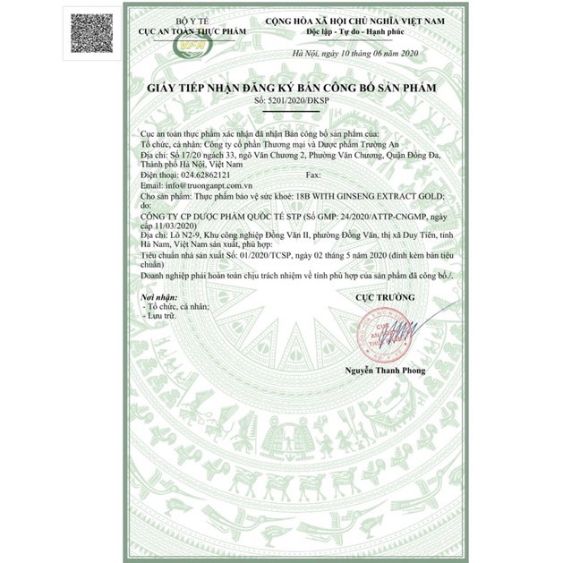 Viên uống vitamins 18B with ginseng