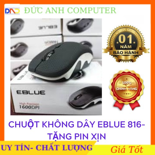 Chuột eblue 816 không dây( EMS816 Wireless )- Hàng Chính Hãng 100%, Bảo Hành 12 Tháng thumbnail