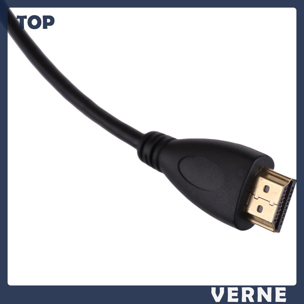 vernesss 50cm HDMI-compatible to MINI HDMI-compatible 90 Right Angle cable 1080P for Camcorder Tablet PC