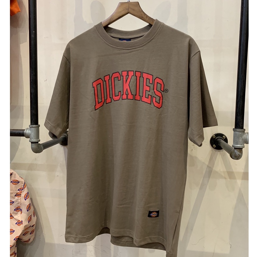 Áo thun Dickies chính hãng - Màu nâu lạnh - Cotton 100%, Form Unisex nam nữ