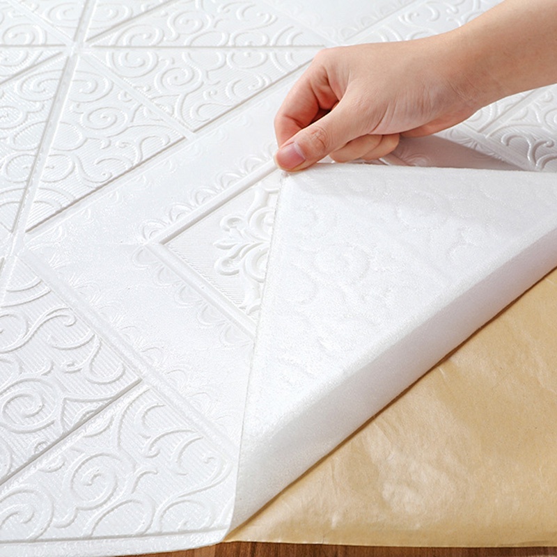 Miếng dán tường bằng xốp giả gạch 3D chống sốc chống tiếng ồn trang trí nhà cửa | BigBuy360 - bigbuy360.vn