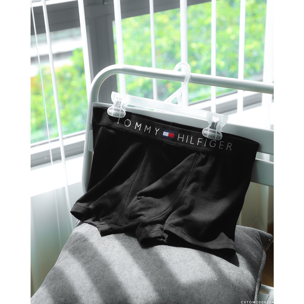 Quần Lót  Nam Boxer Tommy Hilifiger Trơn Đai Mịn Đùi Chất Vải Cotton 4 Chiều Cực Mịn Và Mát Có Big Size