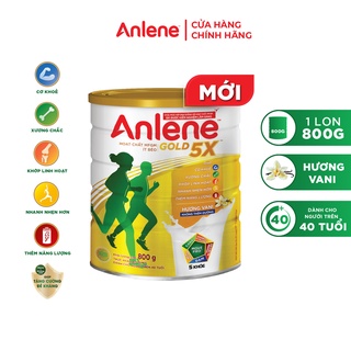 Sữa bột Anlene Gold 5X hương vani lon 800g