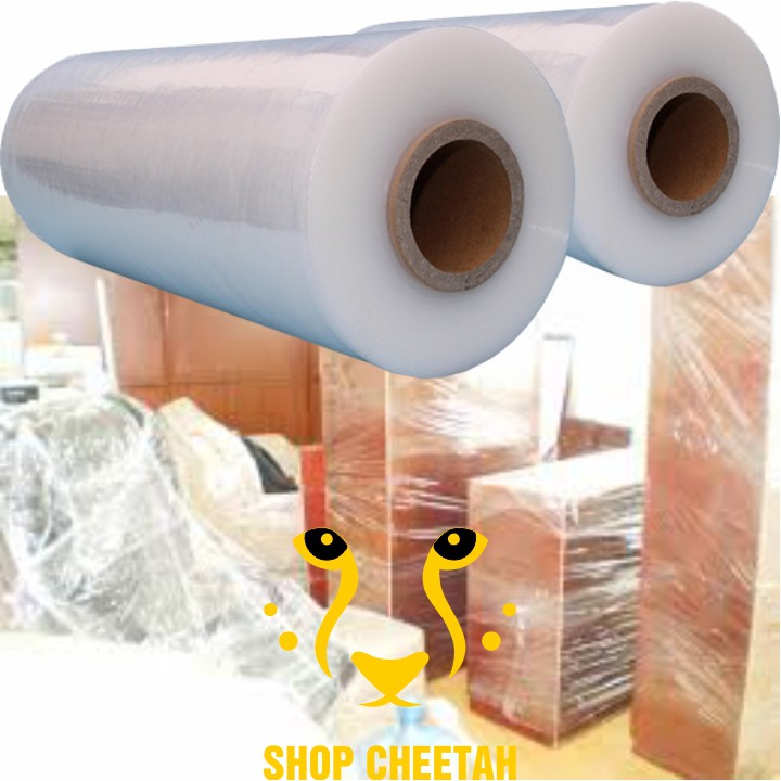 Màng chít PE 25cm x 1kg/cuộn – Màng bọc hàng - cuốn pallet - Dính và dai chắc