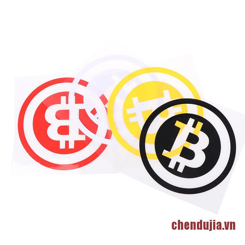 DUJIA Bitcoin Car Sticker Cryptocurrency Blockchain Sticker Vinyl Car Window Dec