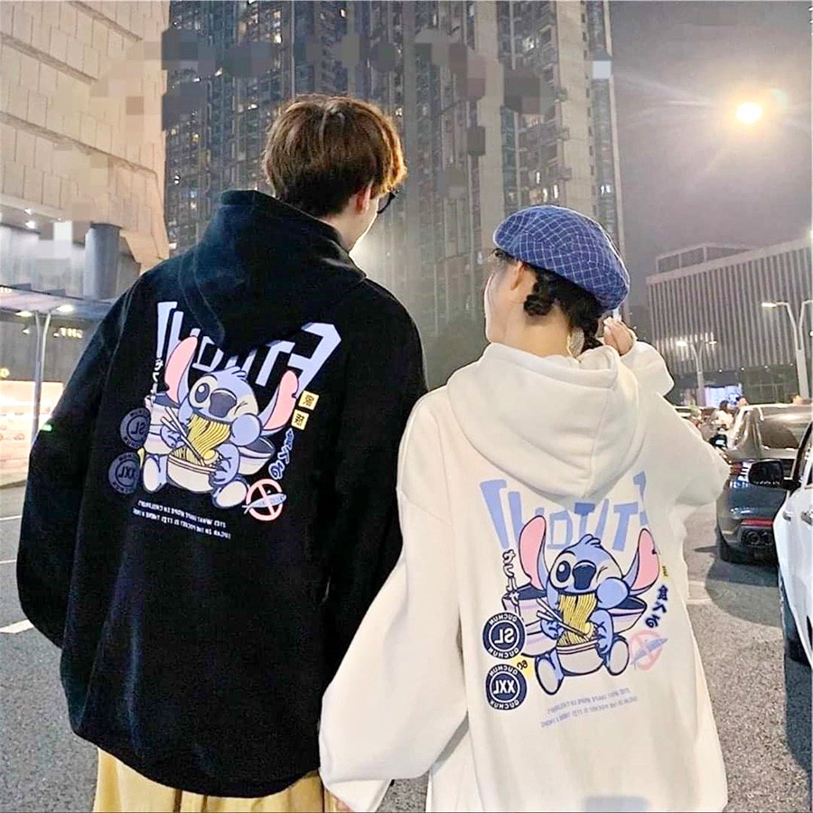 Áo khoác cặp đôi nam nữ unisex chống nắng nỉ hoodie Ftitch đẹp cá tính hàng bao chất - Hàng nhập khẩu