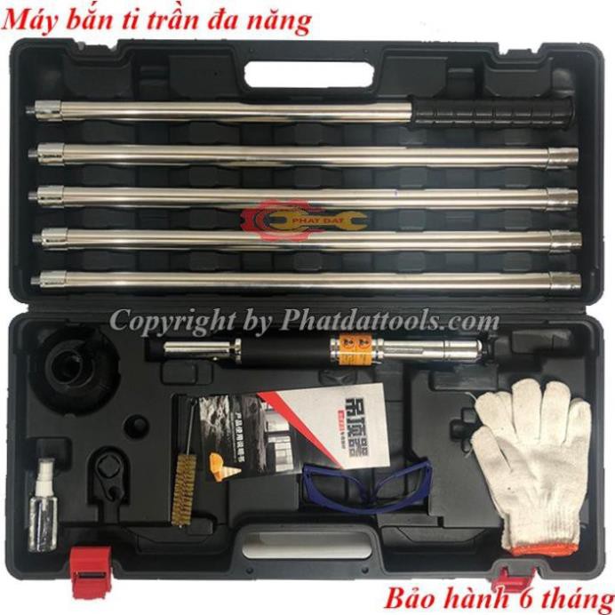 Máy bắn ti ren trần chuyên dụng thi công điện nước,thạch cao,cứu hỏa,thông số,điều hòa-Chất liệu Inox 304 cao cấp