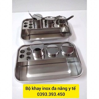 BỘ KHAY INOX ĐA NĂNG Y TẾ