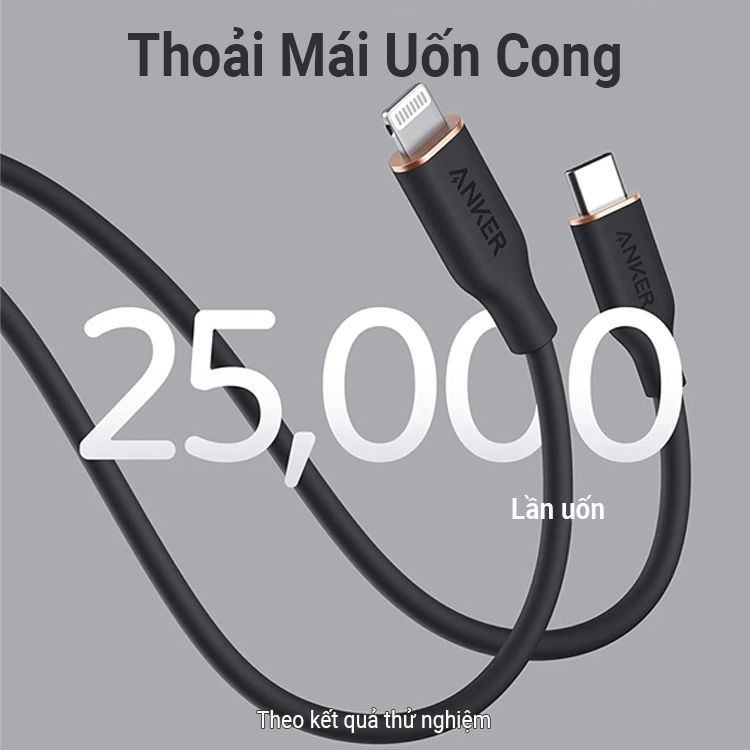 Cáp Anker PowerLine 3 FLOW C To L (A8662) - Bảo Hành 24T