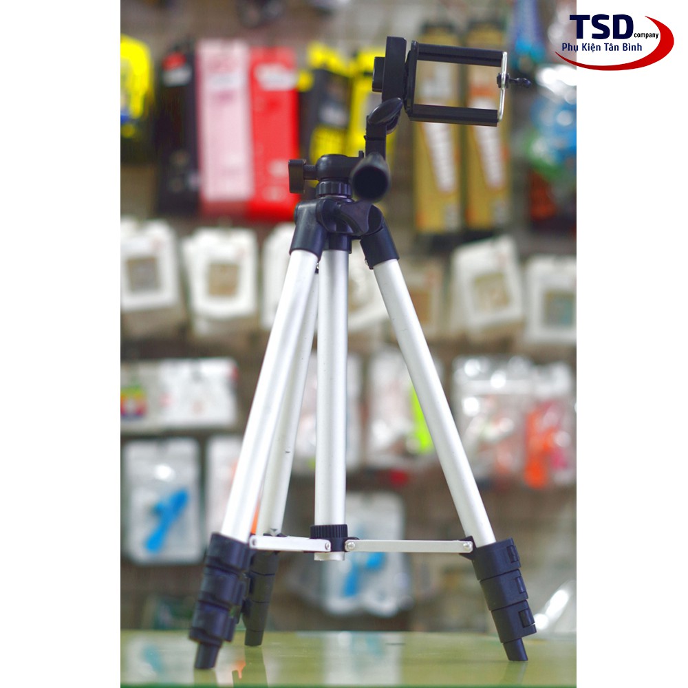 Bộ Tripod Điện Thoại, Máy Ảnh Tặng Kẹp &amp; Remote, Túi Vải