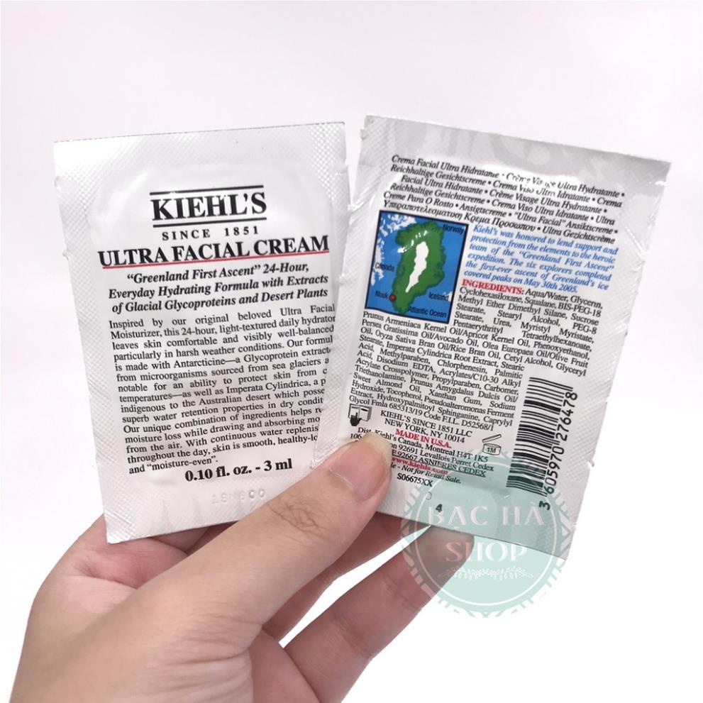 Kiehl's / Kiehls Set Kem Cấp Ẩm Ultra Facial Cream 15ml ( 3ml x 5 gói) | BigBuy360 - bigbuy360.vn