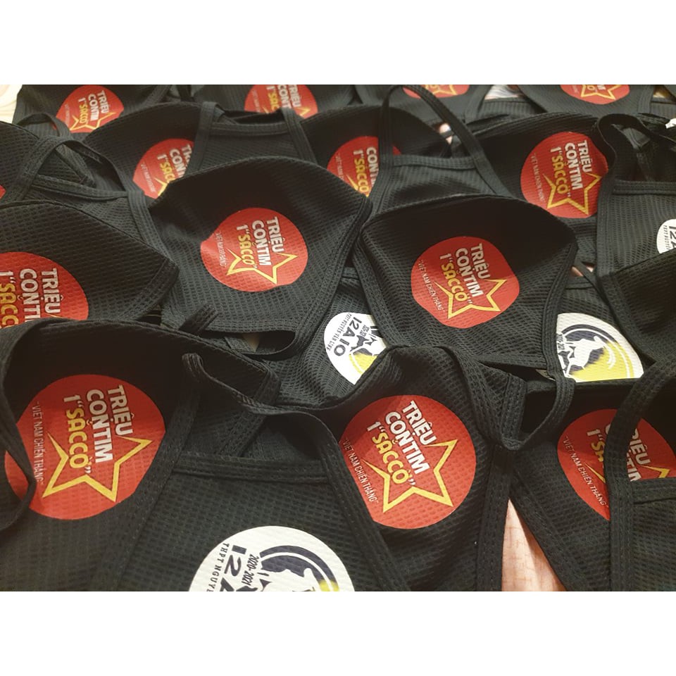 Khẩu Trang Vải IN cờ đỏ sao vàng (Màu cờ Việt Nam) | BigBuy360 - bigbuy360.vn