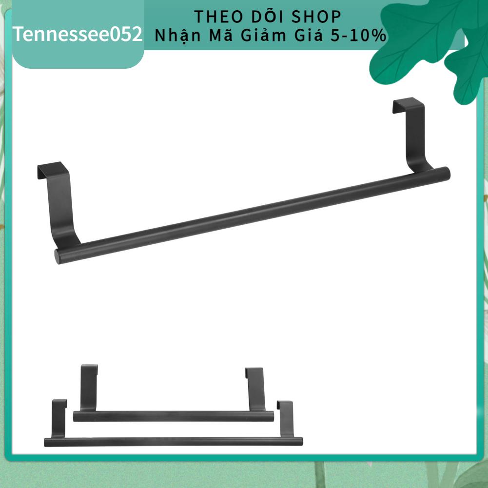 Set 2 Giá Treo Khăn Gắn Cửa Tủ Màu Đen Không Cần Khoan Lỗ Tiện Dụng Cho Gia Đình / Khách