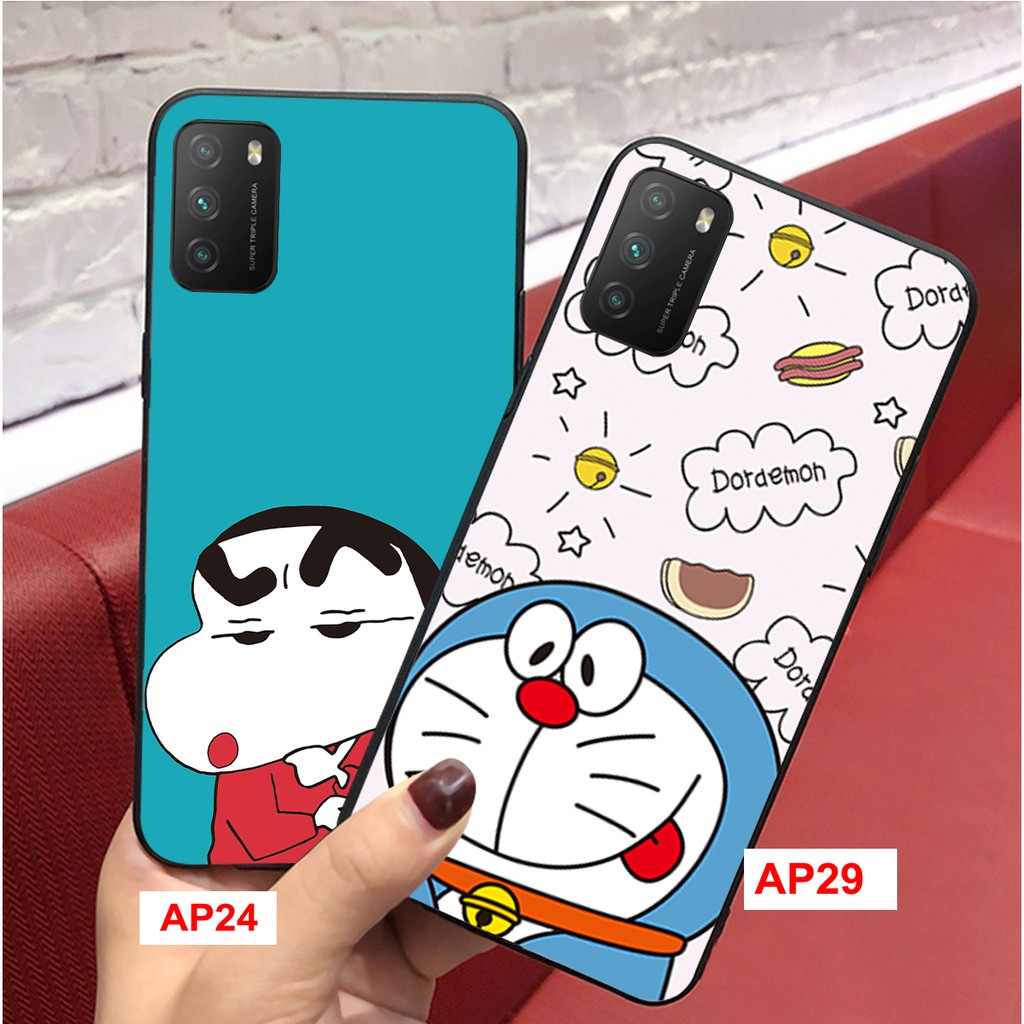 ỐP LƯNG XIAOMI REDMI 9T- POCO M3 -POCO X3 NFC HÌNH DOREMON SHIN ĐÁNG YÊU