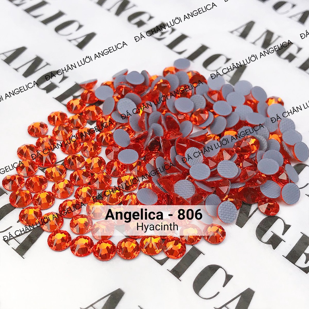 Đá Nail Chân Lưới  16 Khía Hyacinth Trang Trí Móng ANGELICA 806