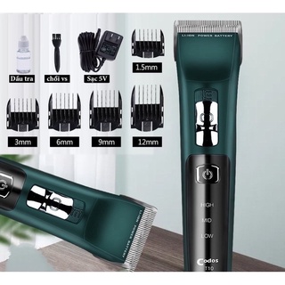 Tông Đơ Cắt Tóc Cao Cấp Codos T10 Màn Hình LCD Kèm 4 Cữ Siêu Nét