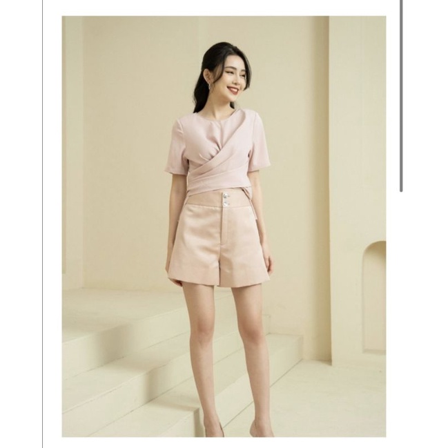 Áo sơ mi kiểu Elise size L mới newtag