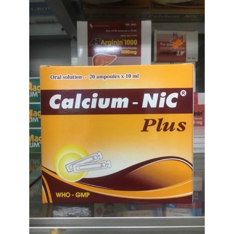Calcium - NIC plus hộp 20 ống