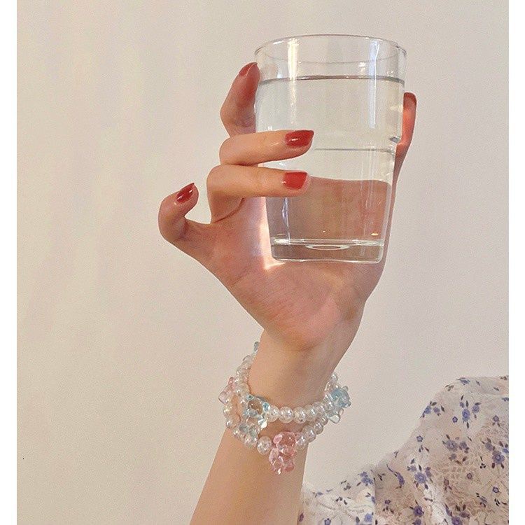 Dây buộc tóc đính hạt hình gấu thời trang