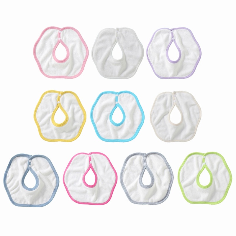 Yếm Ăn Cotton Mềm Mại Thấm Hút Tốt Xoay 360 Độ Dành Cho Các Bé