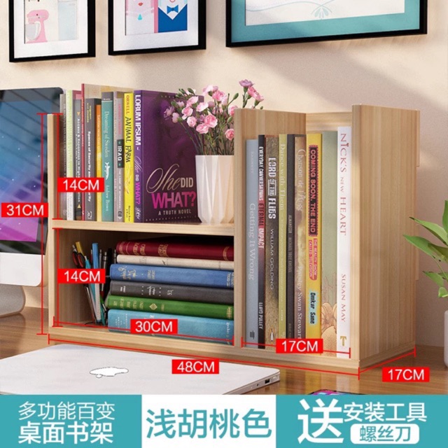 [ Hàng order 5 ngày] kệ sách để bàn đẹp