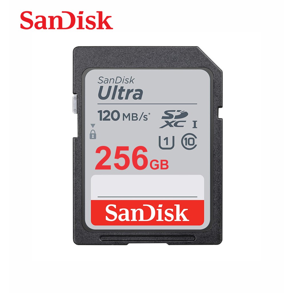 Thẻ Nhớ Máy Ảnh SDHC SanDisk Ultra 256GB 120MB/s - SDSDUN4-256G-GN6IN - Hàng Phân Phối Chính Hãng