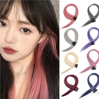 Multi-color wigs for women Thin Colored wigs Temporary High Glossy Hair extensions Multi-wig extensions