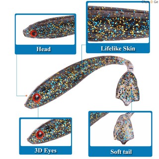 Mồi mềm câu lure - câu cá lóc - mồi mềm nff 5g/8.4cm