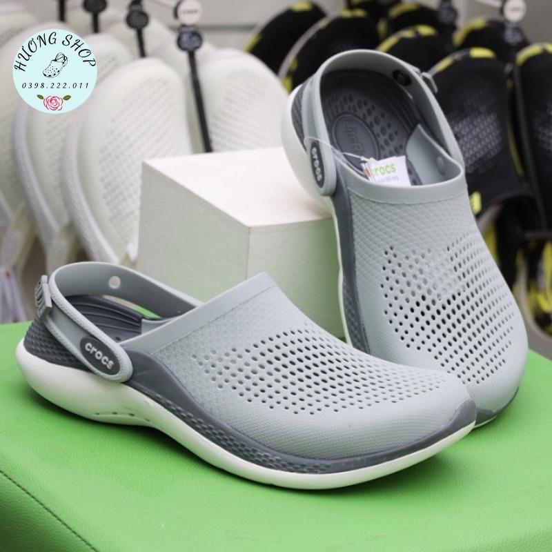 Dép Sục Literide News 360 clog ghi êm mềm nhẹ, bền đẹp cho nam nữ