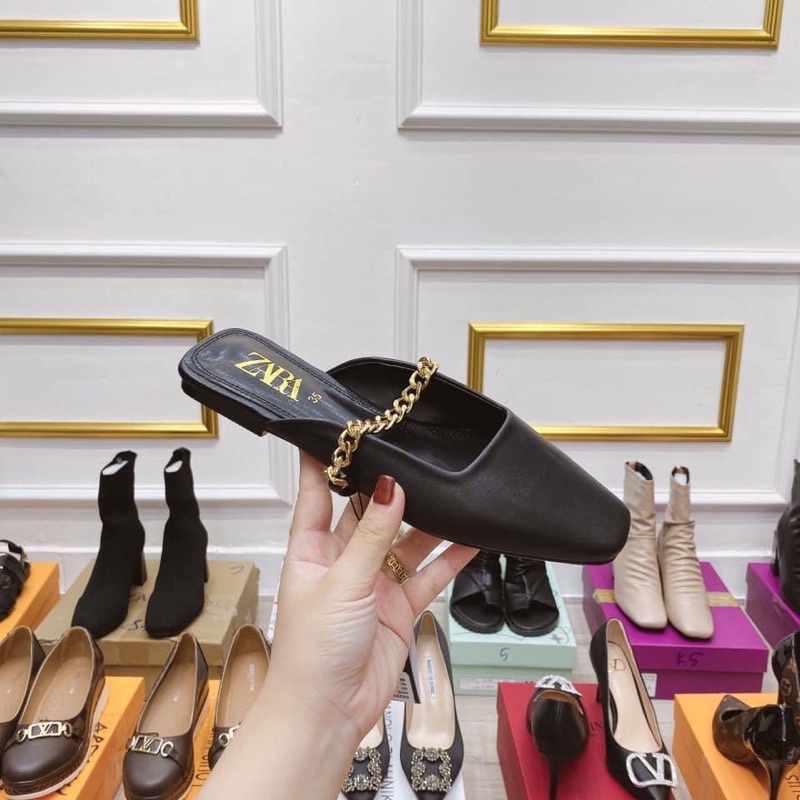 Dép sục zara quai xích fullbox