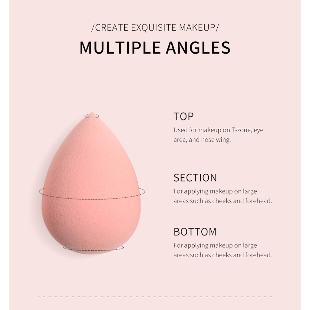 Beauty Egg Drop-shaped Super Soft Powder Puff Cushion Makeup Egg Foundation Sponge Beauty Makeup Tool Wet and dry