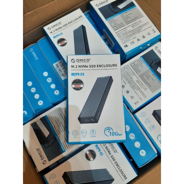 Box ổ cứng SSD M2 NVMe Orico M2PV-C3 - Chuyển M.2 PCIe to USB 3.1 Type-C Hộp đựng SSD làm ổ cứng di động