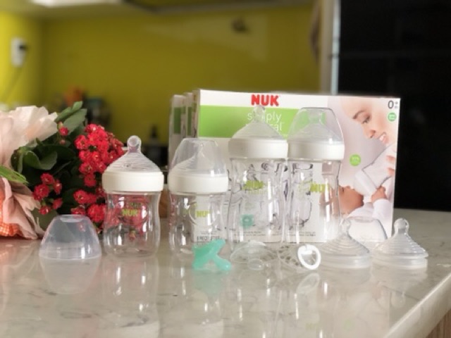 Bình sữa Nuk Simply 150ml 270ml tách set