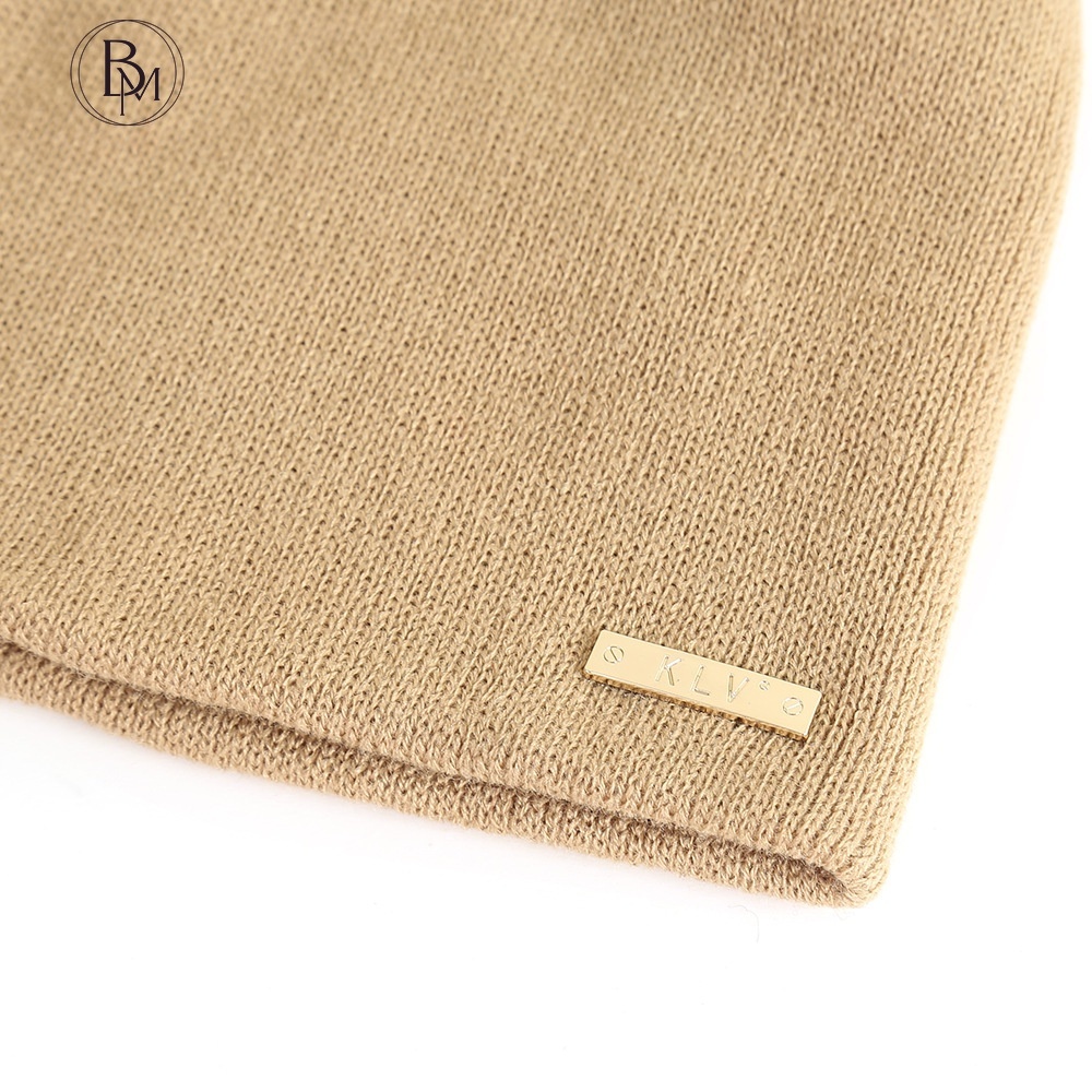 Mũ len BANMA phong cách tai mèo màu sắc nhã nhặn