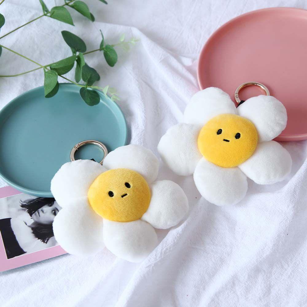 LILYES Móc Khóa Hình Hoa Hướng Dương Nhồi Bông Đáng Yêu