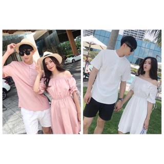 Đồ đôi, áo nam + váy nữ