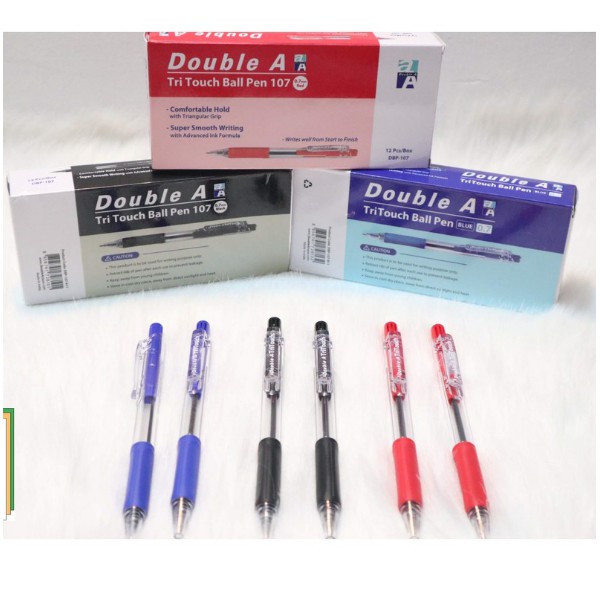 Hộp 12 Bút Bi Double A Tritouch DBP-107 0.7mm