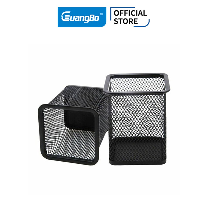 Cắm bút sắt vuông Guangbo màu Đen WZ5920