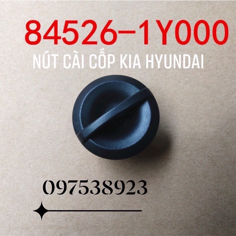 Nút cài cốp đựng đồ trong xe xịn chính hãng kia huyndai mã 845261y000
