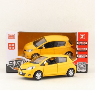 Xe mô hình ô tô RMZ Toyota Yaris tỉ lệ 1:32 xe bằng kim loại mở được cửa