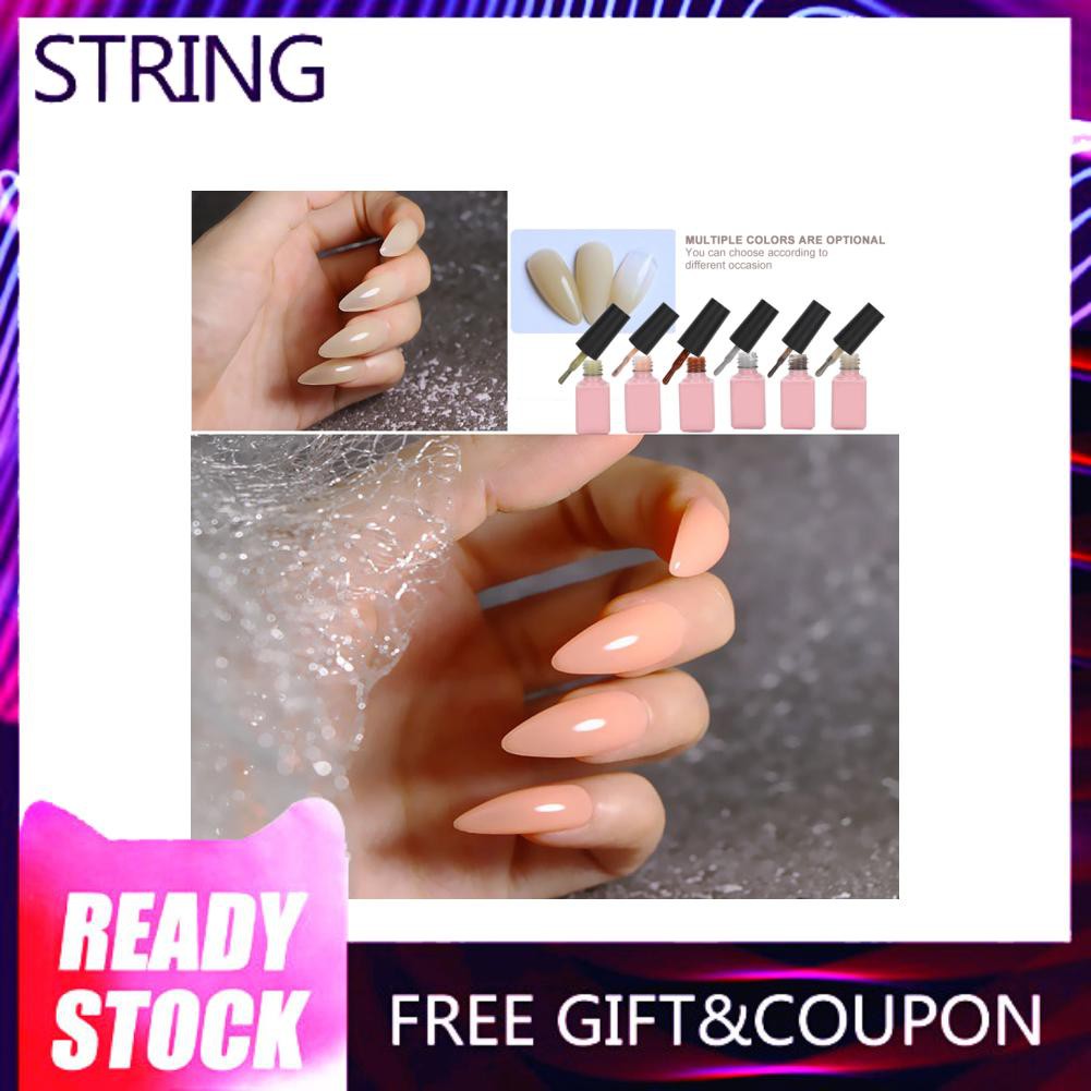 (Hàng Mới Về) Set 6 Lọ Gel Sơn Móng Tay Hiệu Ứng Xuyên Thấu Với Hiệu Ứng Ánh Sáng Phù Hợp Nhiều Mùa