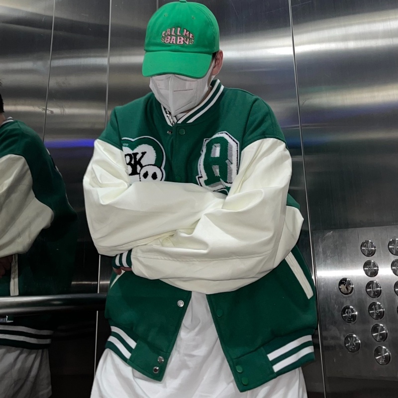 Áo khoác dáng rộng phong cách hip hop thời trang cao cấp cho nam