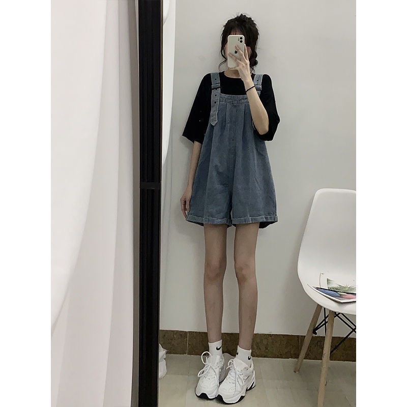 Quần Yếm Ngắn Jean Yếm Bò Ngắn Quần Đùi Hàng QC Loại 1 Yếm Demin Ulzzang Thời Trang Phong Cách Hàn Quốc