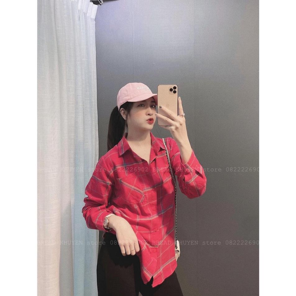 Áo Sơ Mi Caro 1 Túi Nhiều Màu