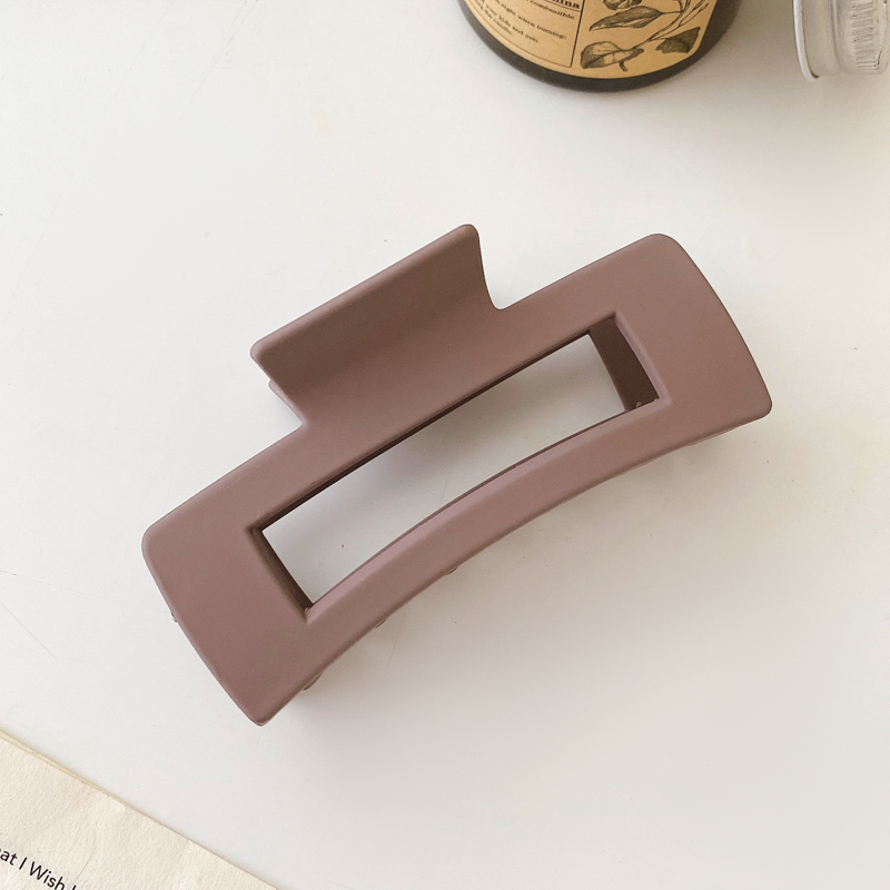 Kẹp Tóc Acrylic Hình Vuông Thiết Kế Đơn Giản Phong Cách Hàn Quốc